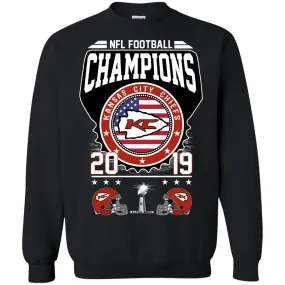 Nfl – Football Champions Kansas City Chiefs Super Bowl 2019 Crewneck Pullover Sweatshirt