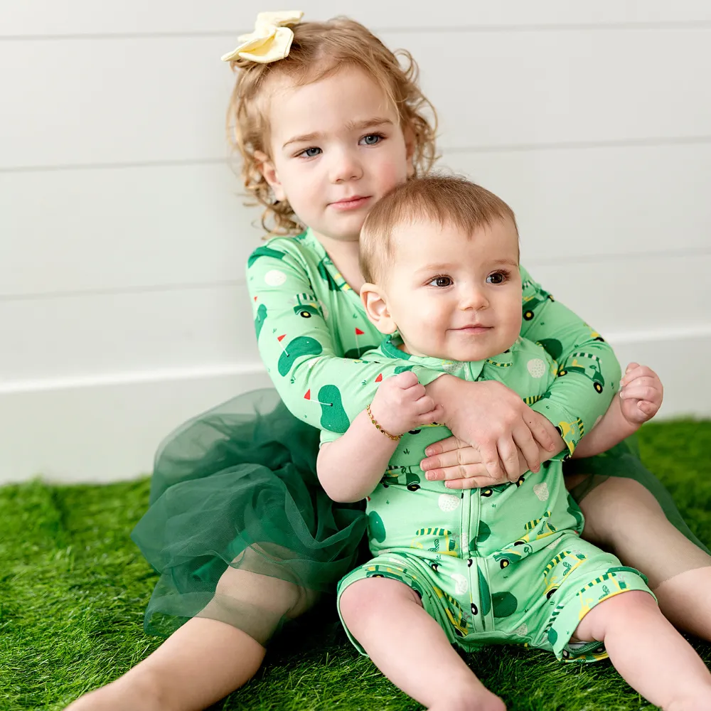 No ifs, ands, or Putts Toddler Dress With Tulle