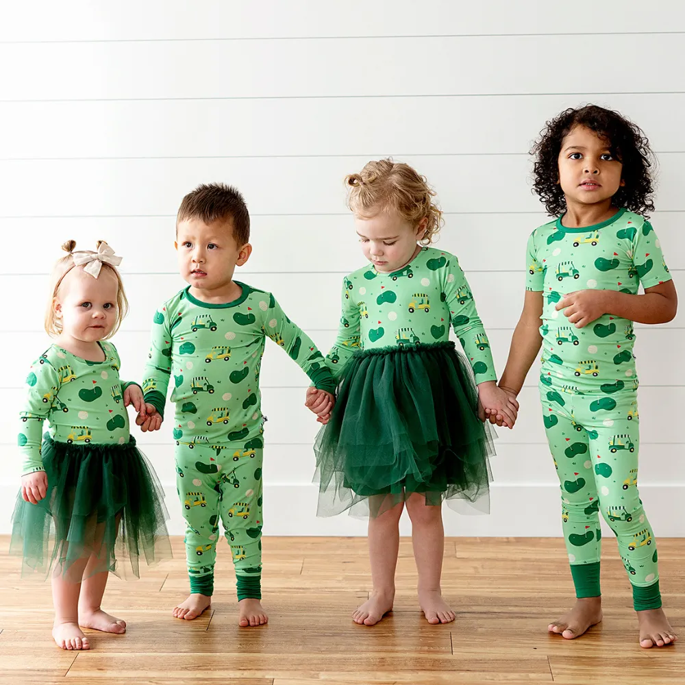 No ifs, ands, or Putts Toddler Dress With Tulle