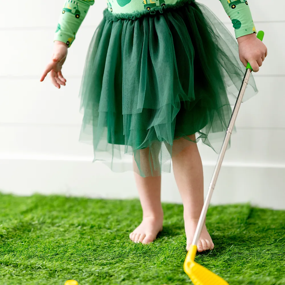 No ifs, ands, or Putts Toddler Dress With Tulle