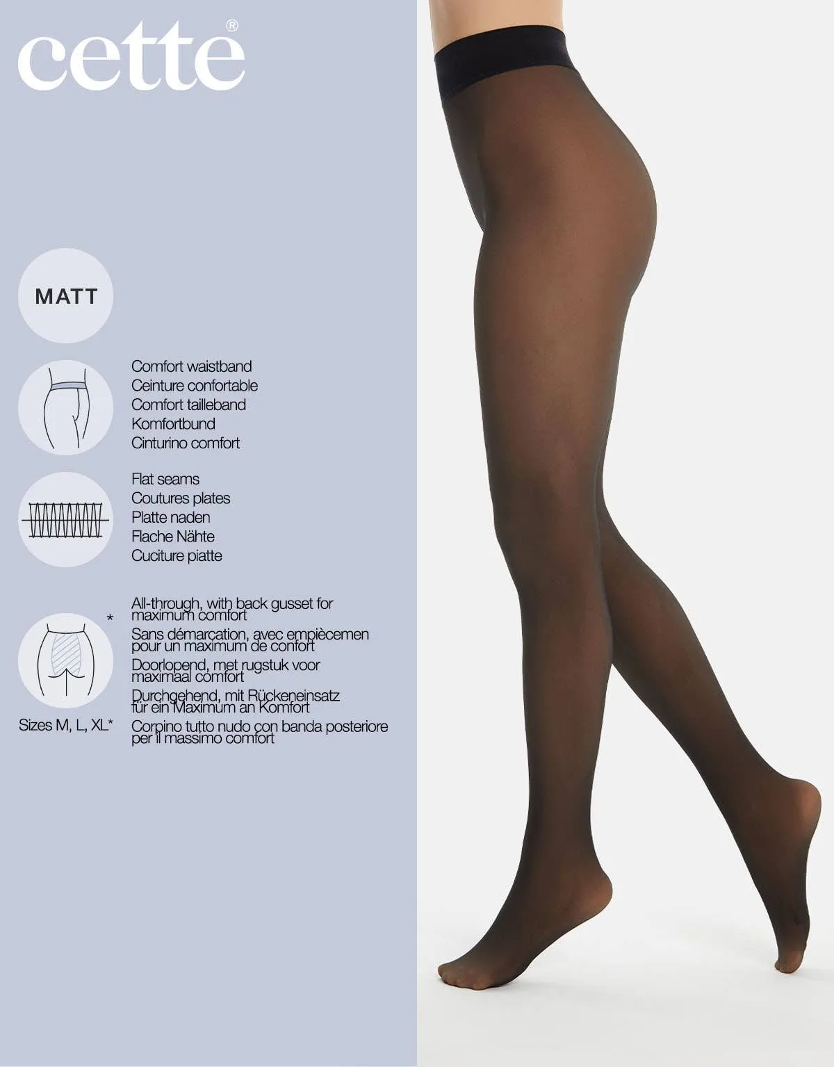 Nude Look Translucent Tights