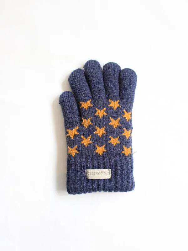 One Friday Navy Blue Warm Gloves