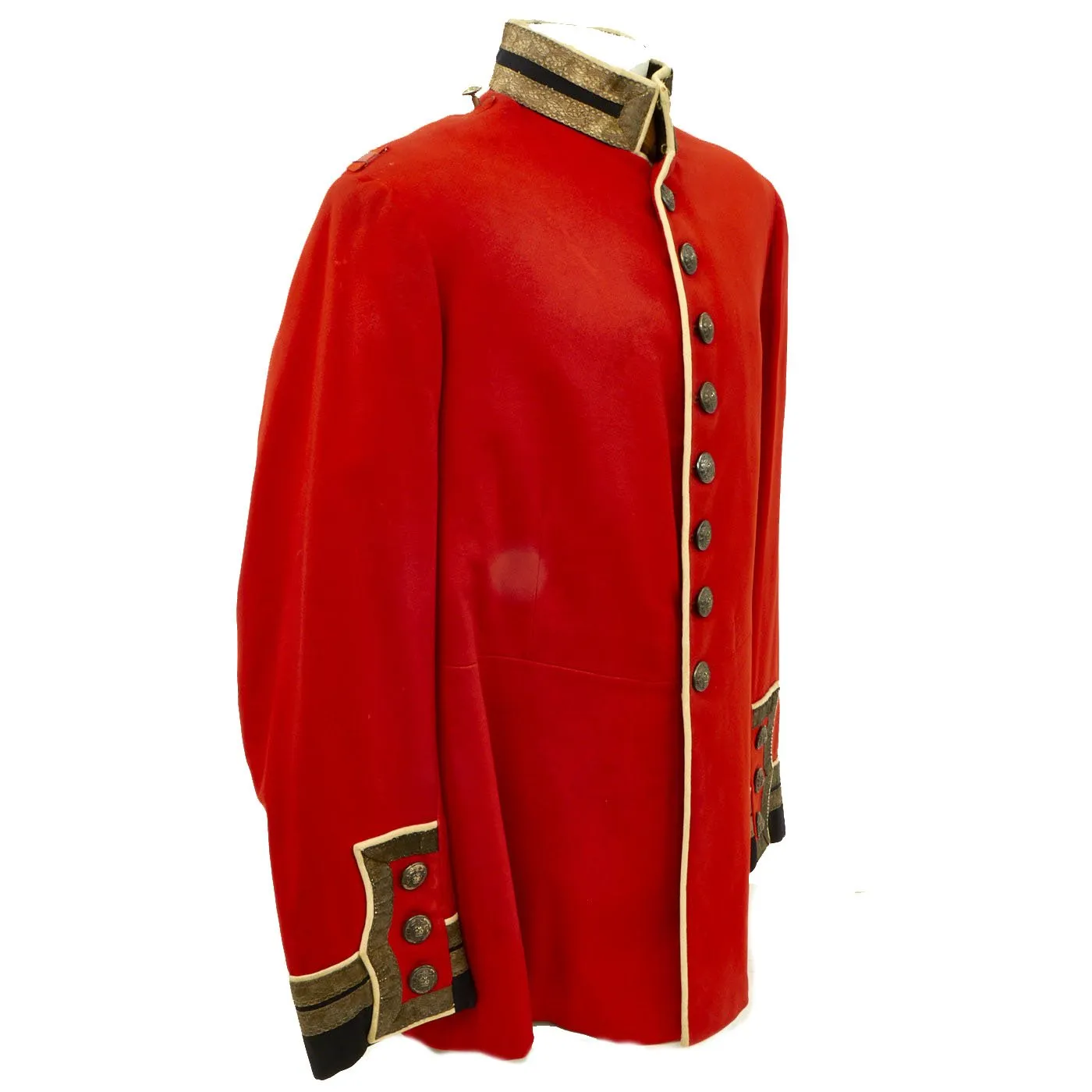 Original Victorian British County Deputy Scarlet Uniform Coat - Circa 1880-1899