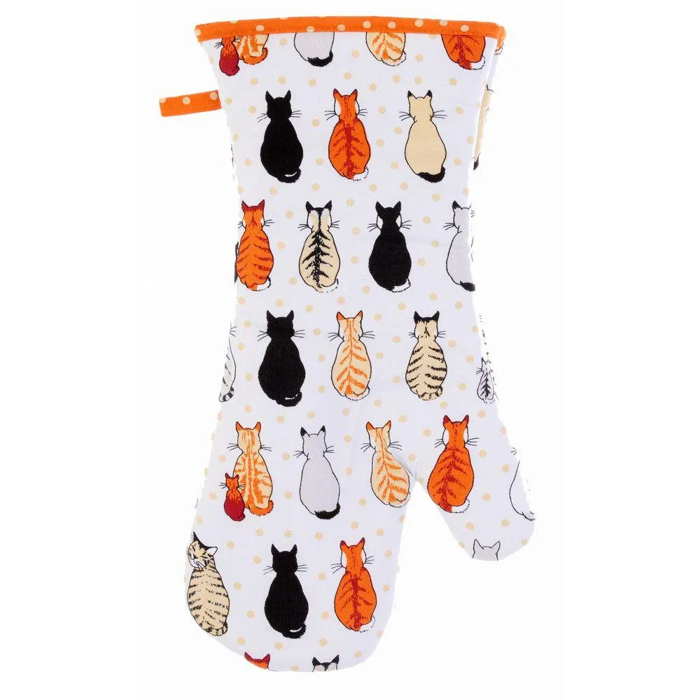 Oven Mitt "Cats in Waiting"