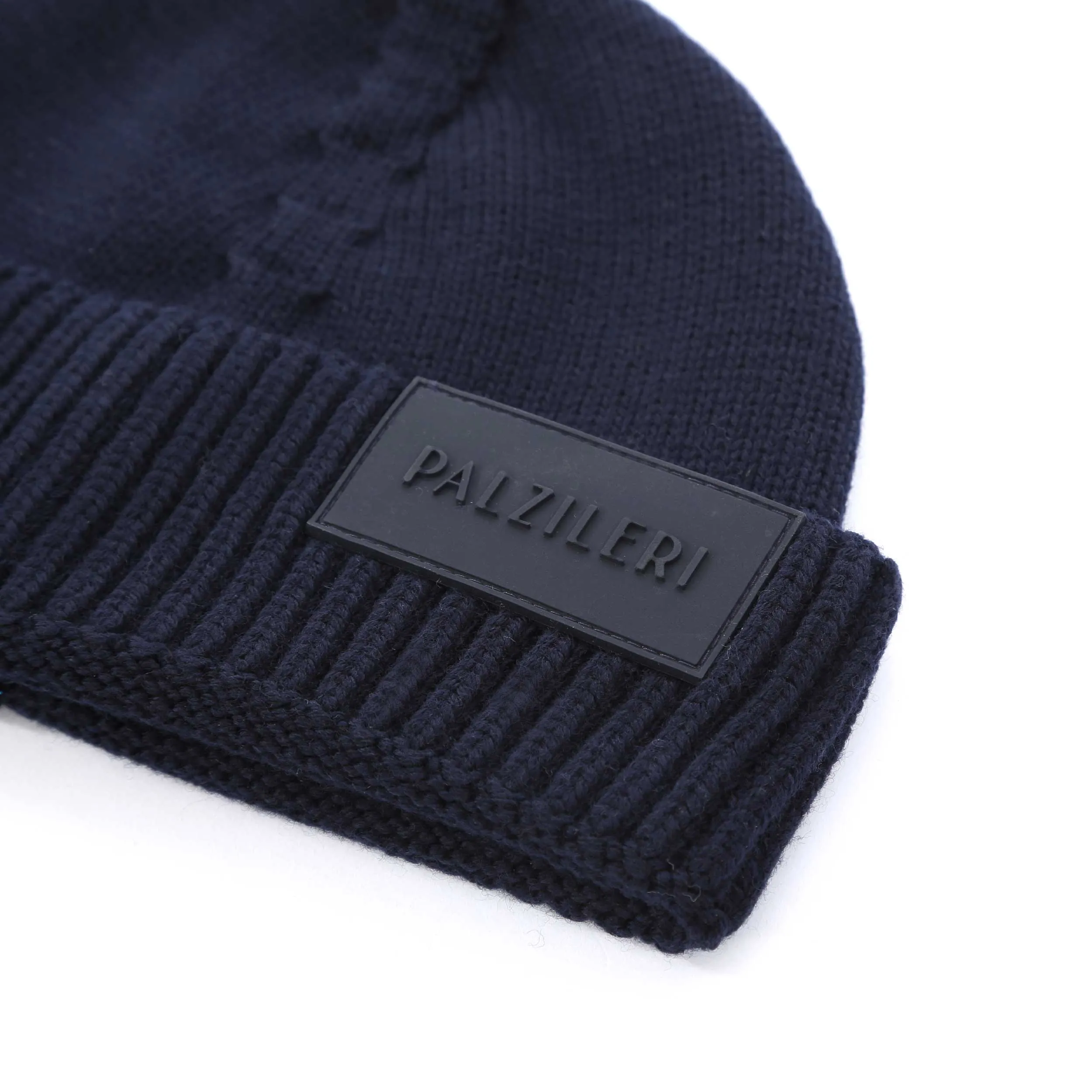 Pal Zileri Basic Beanie Hat in Navy