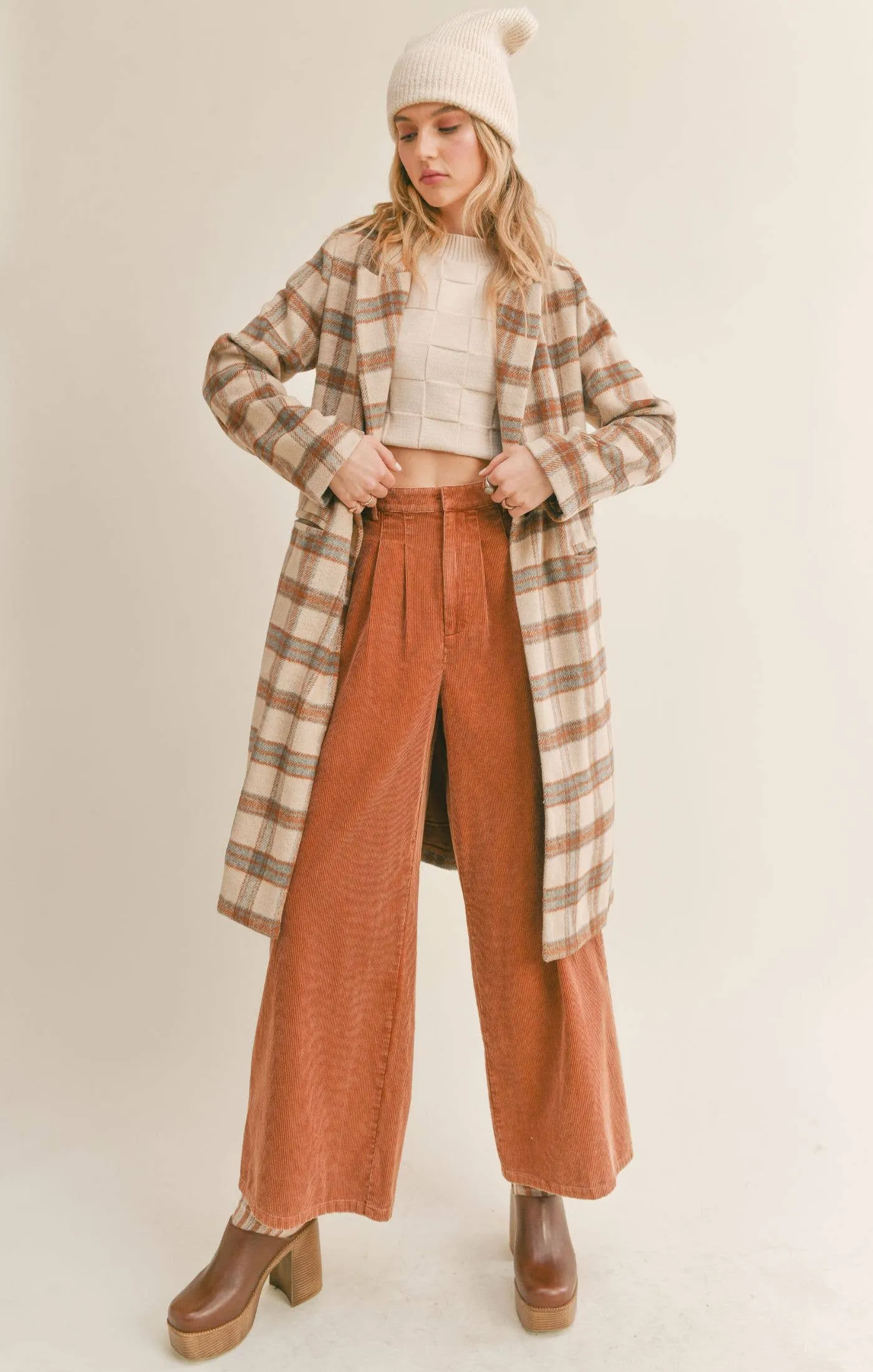 Plaid Overcoat