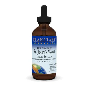 Planetary Herbals Full Spectrum St. Johns Wort Liquid Extract 2 oz Liquid