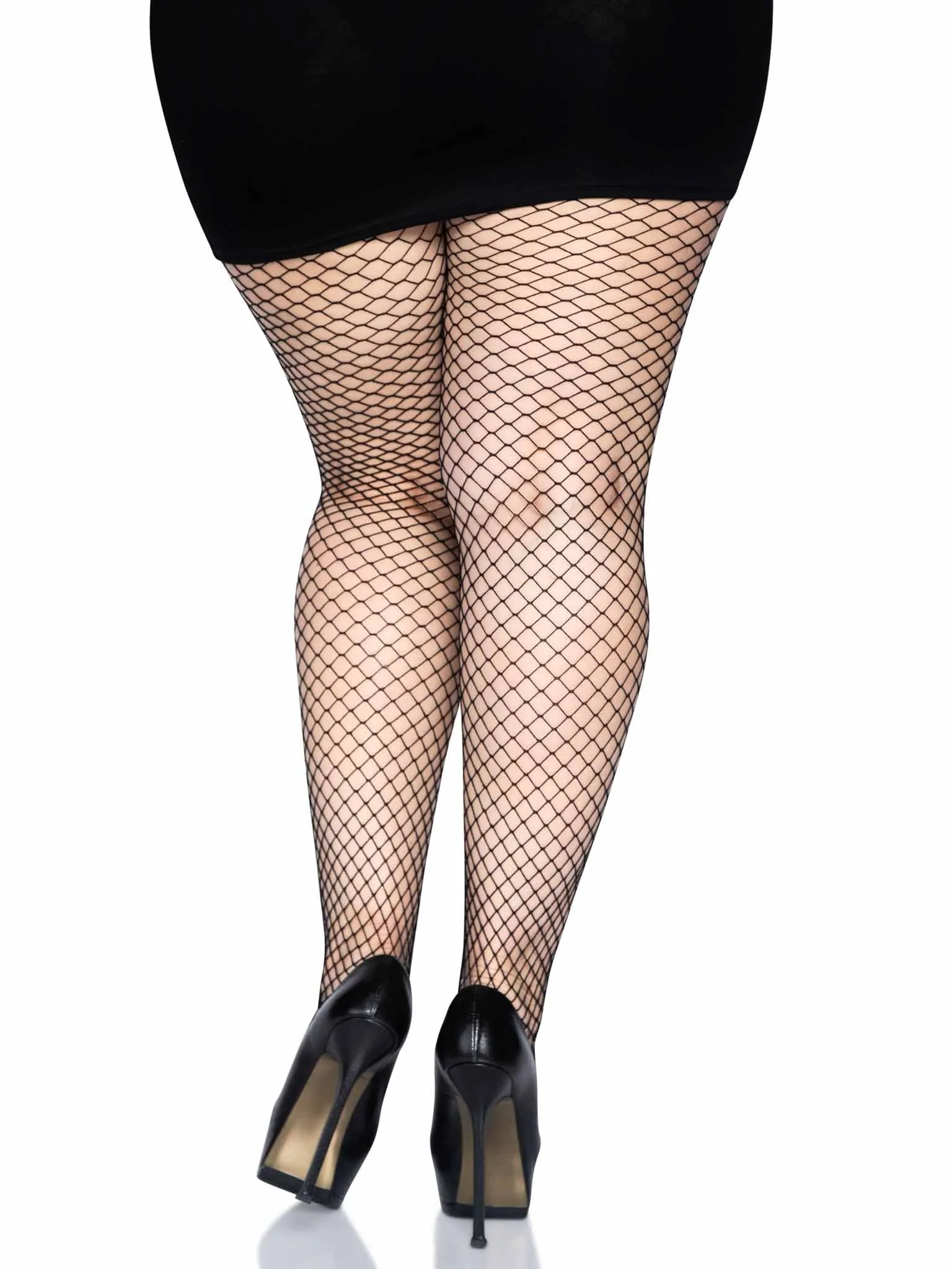 Plus Size Gaia Net Industrial Tights