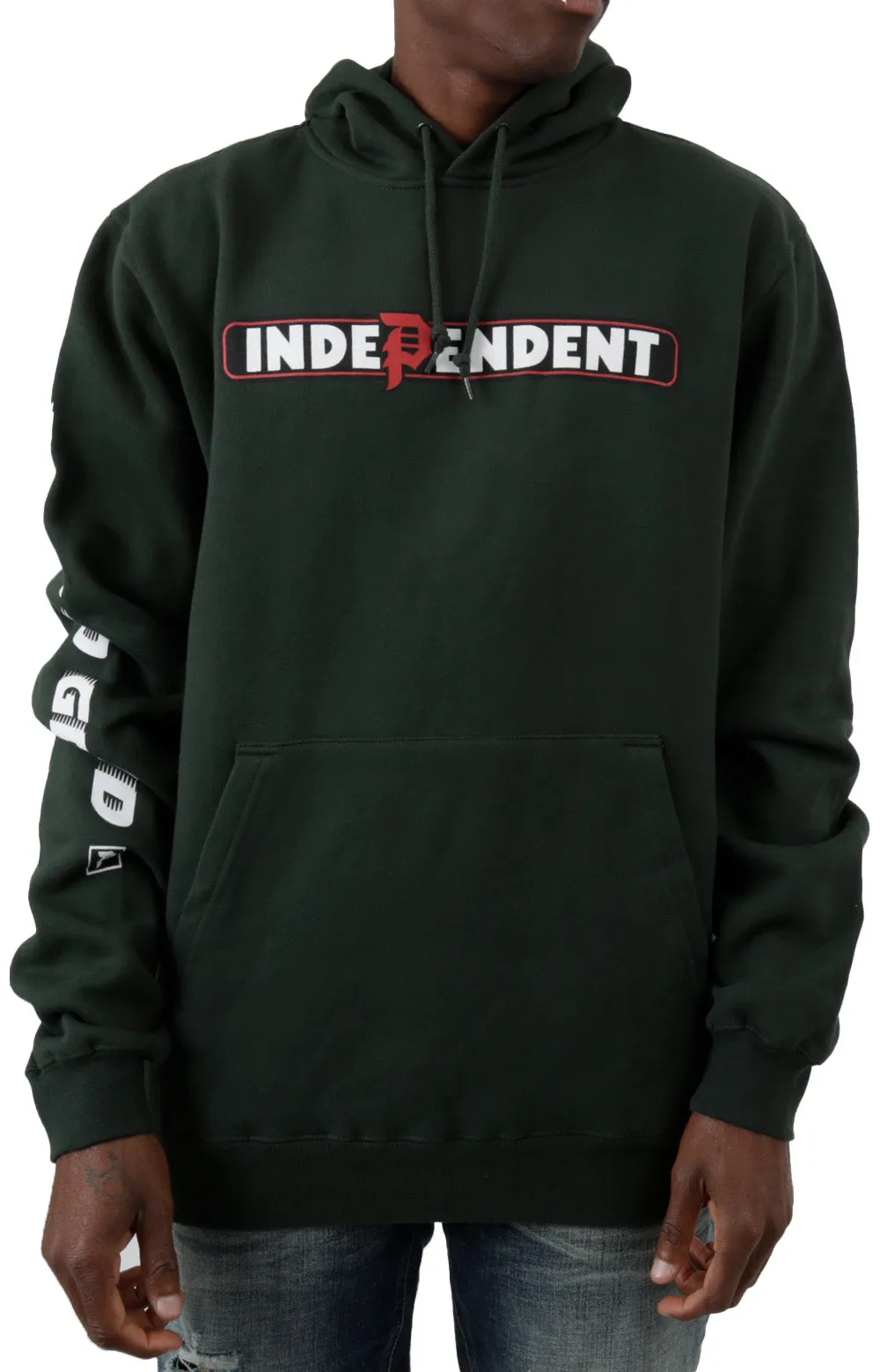 Primitive x Independent Dark Green Bar Hoodie