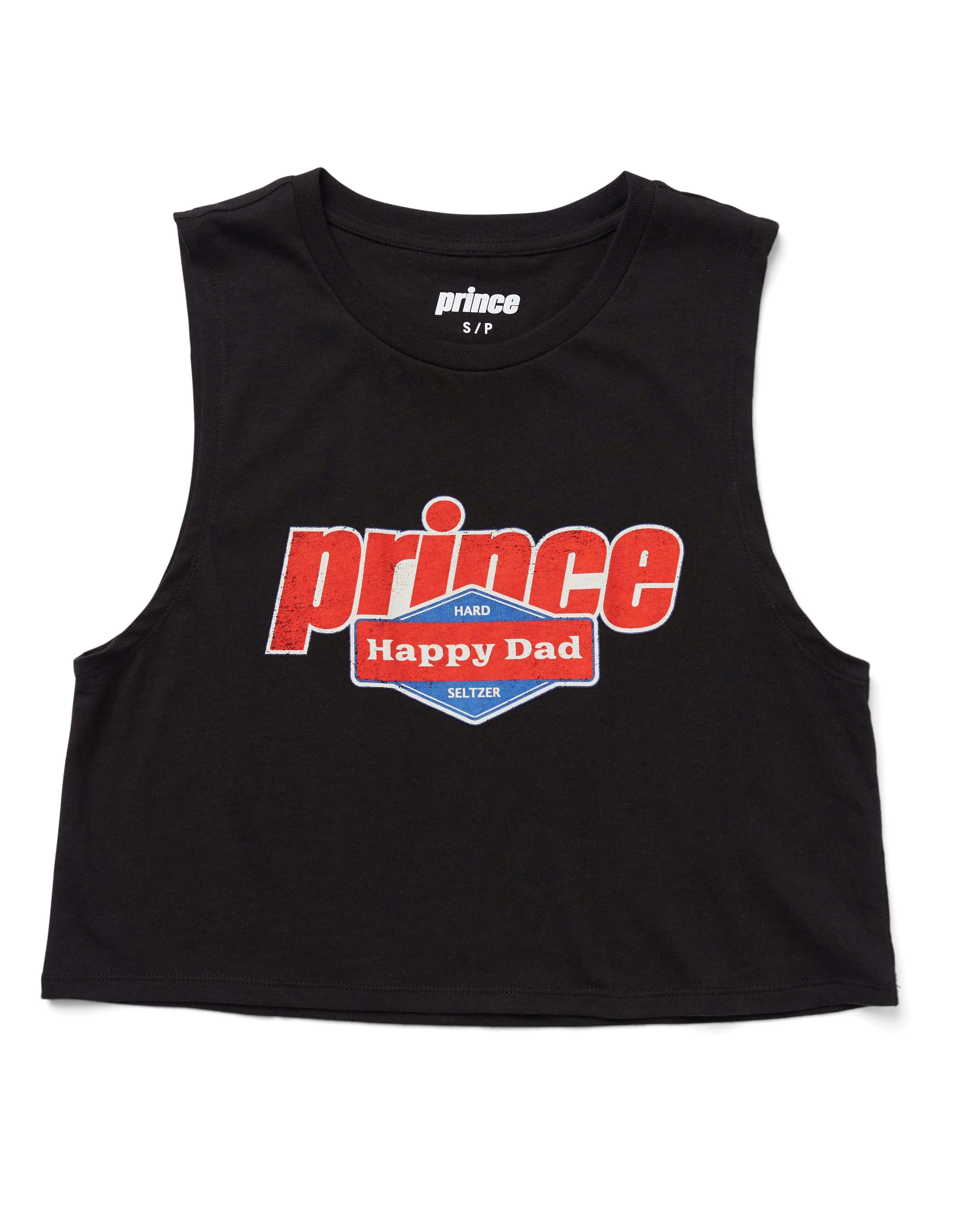 PRINCE VS. HAPPY DAD WOMEN'S CROP TANK