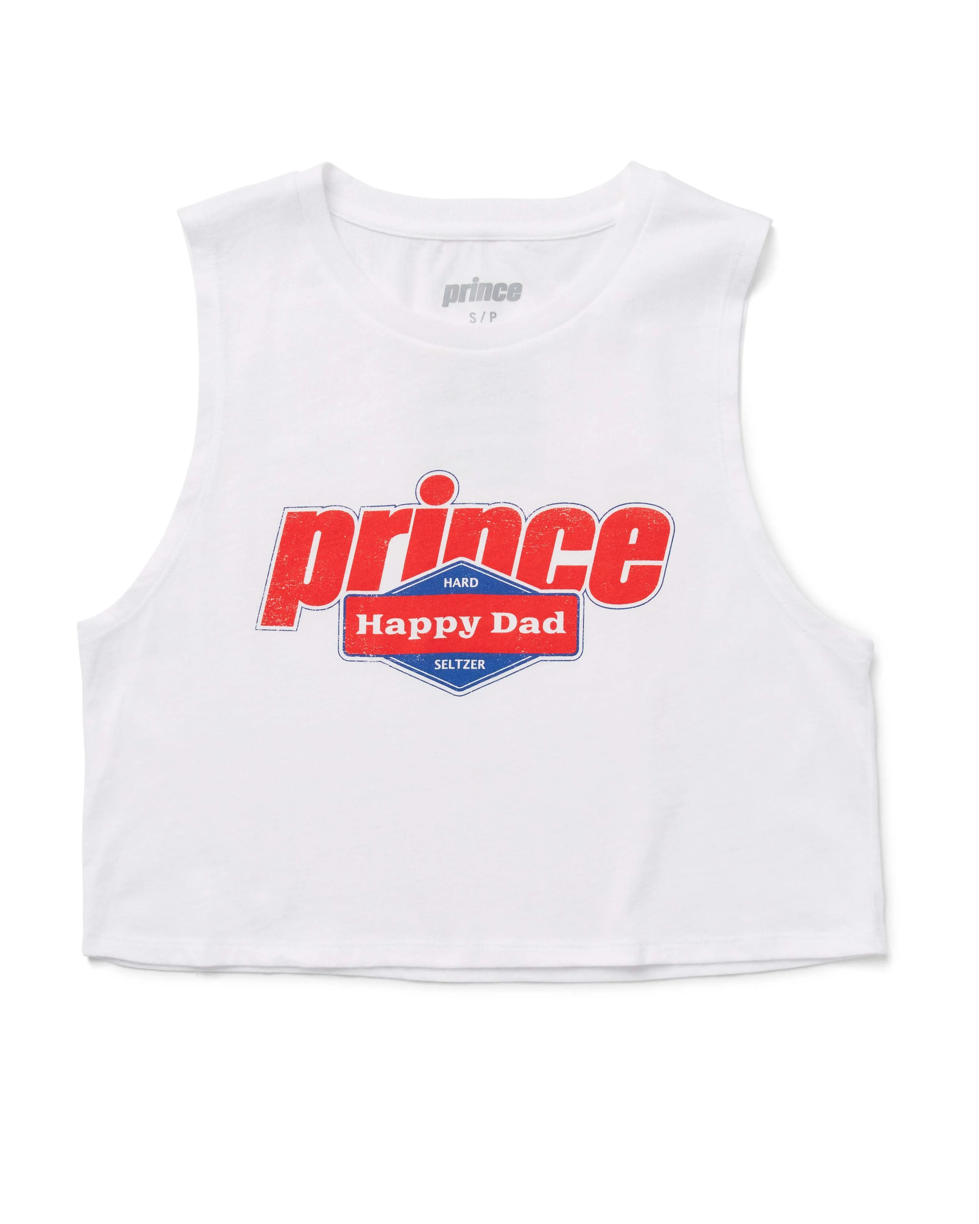 PRINCE VS. HAPPY DAD WOMEN'S CROP TANK