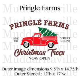 Pringle Farm Stencil S0318