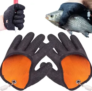 Puncture Proof Waterproof and Magnet Release Fishing Gloves