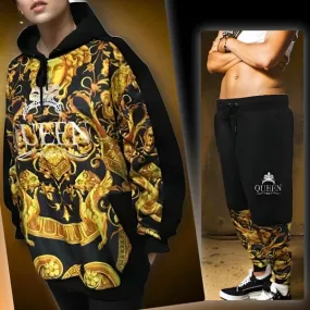 ^QUEEN V3R$@C3^ LUXURY CUT & SEW JOGGER SWEATSUITS (UNISEX)