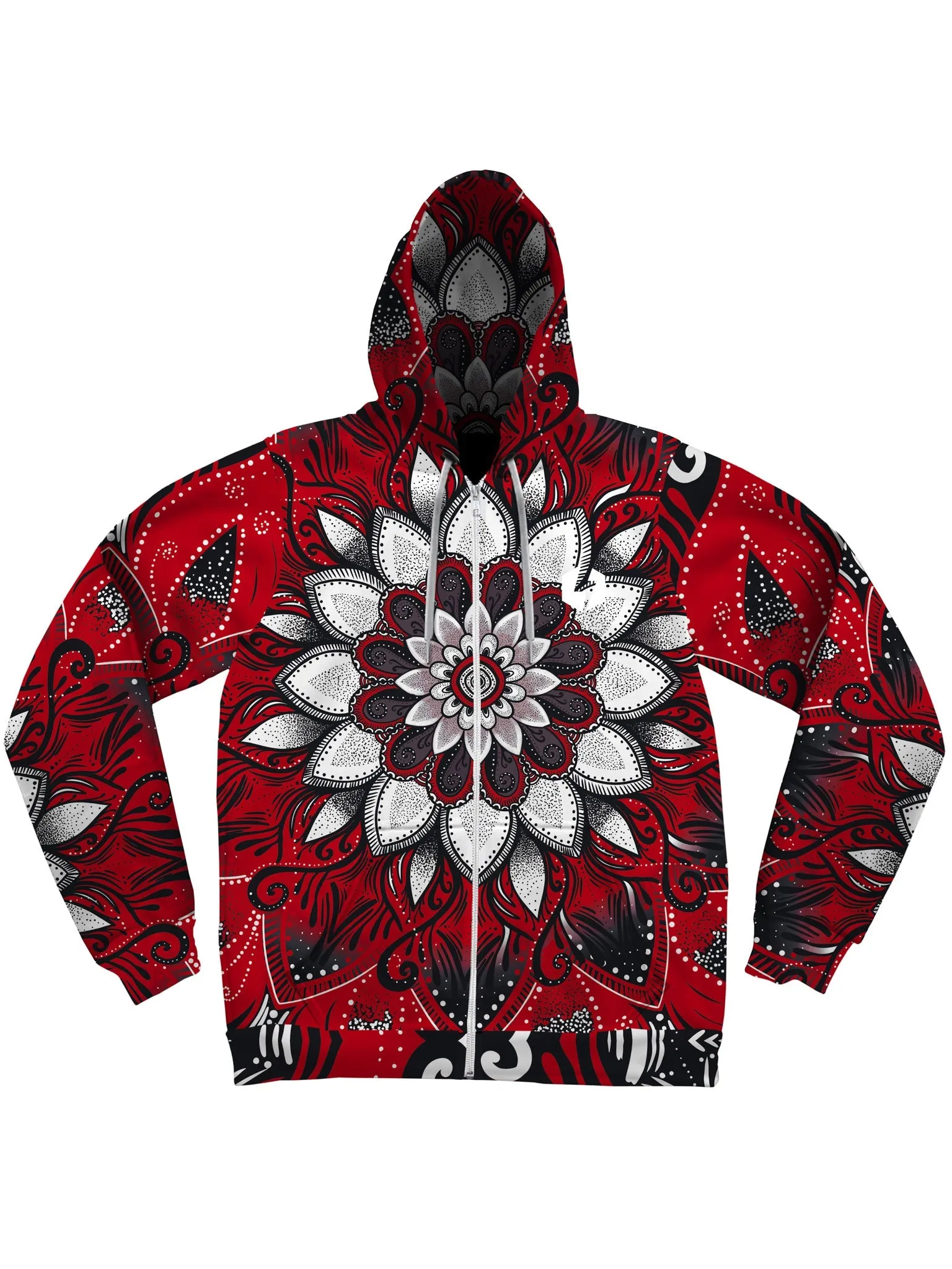 Rosebud (Red) Unisex Hoodie