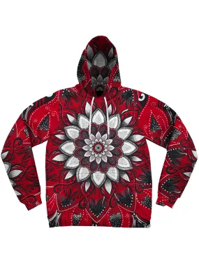 Rosebud (Red) Unisex Hoodie