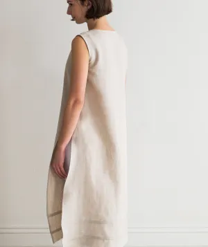 SAMPLE SALE<br>Oatmeal Linen Tunic<br>Medium