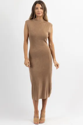 SANTA ROSA CAMEL SWEATER DRESS