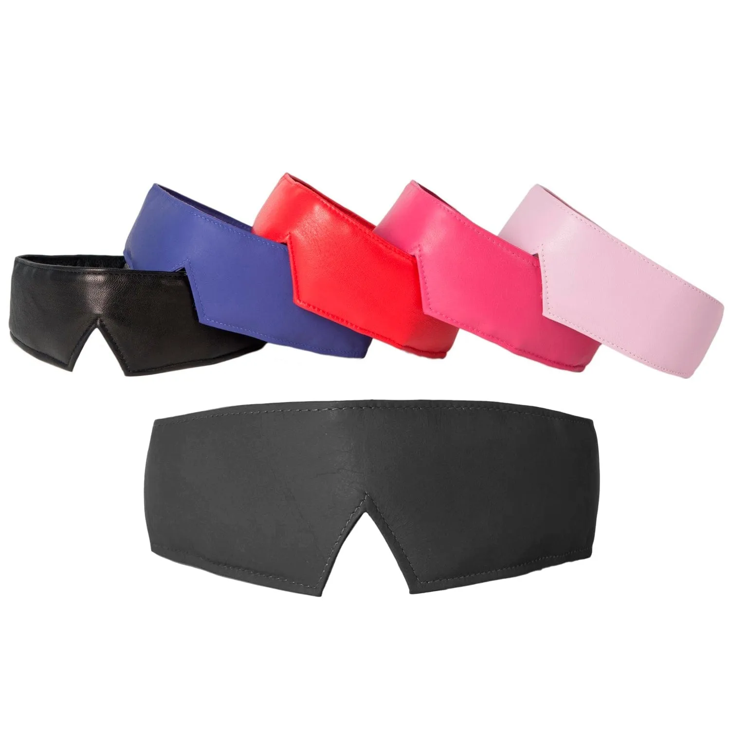 Sh! Luxury Leather Blindfold