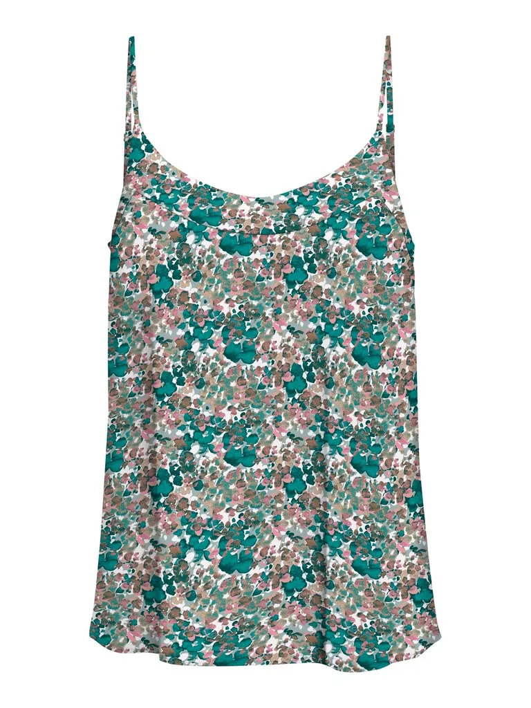 Simply Easy Singlet - Sea Moss Print