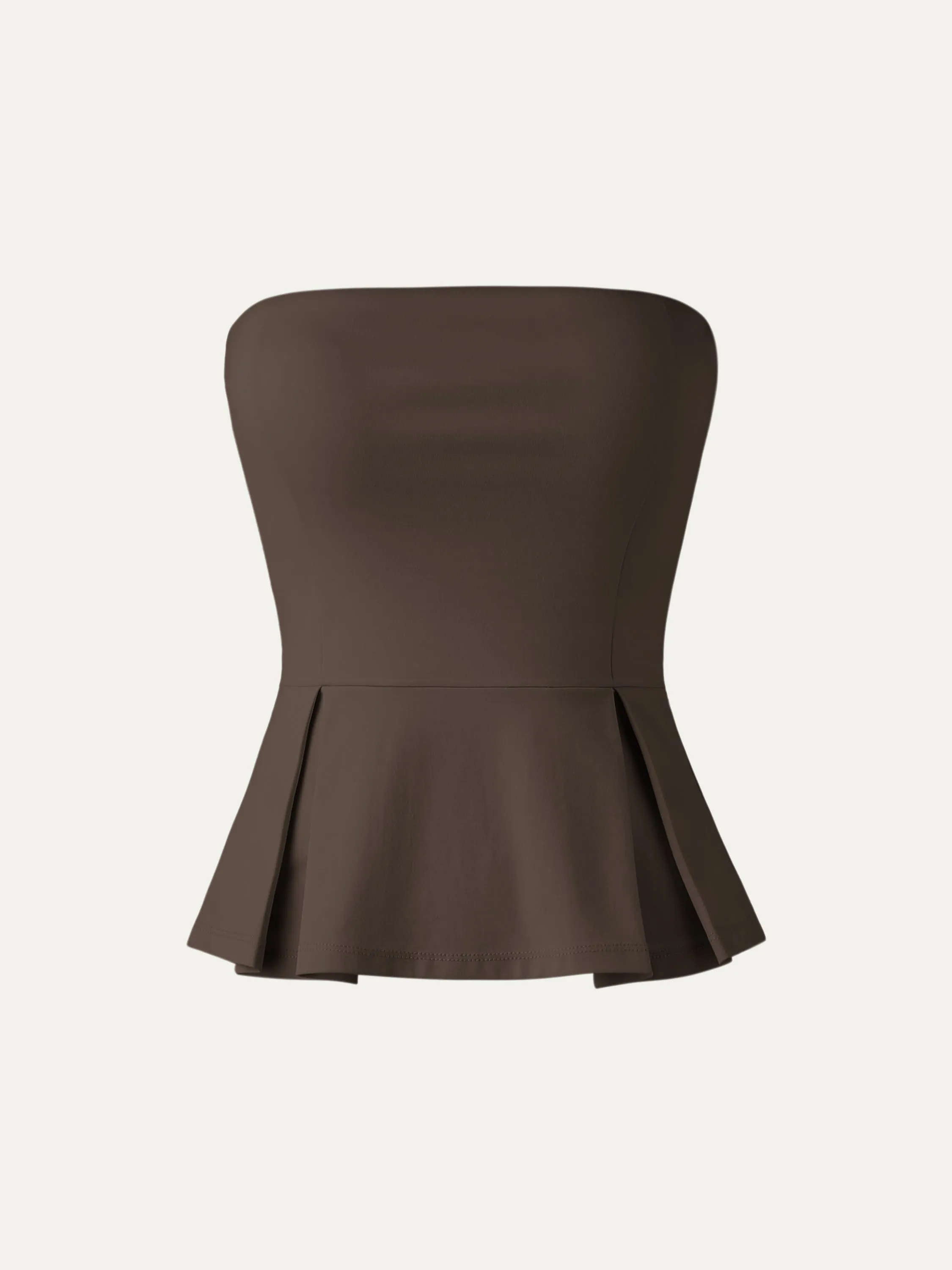 Sleek Peplume Tube Top