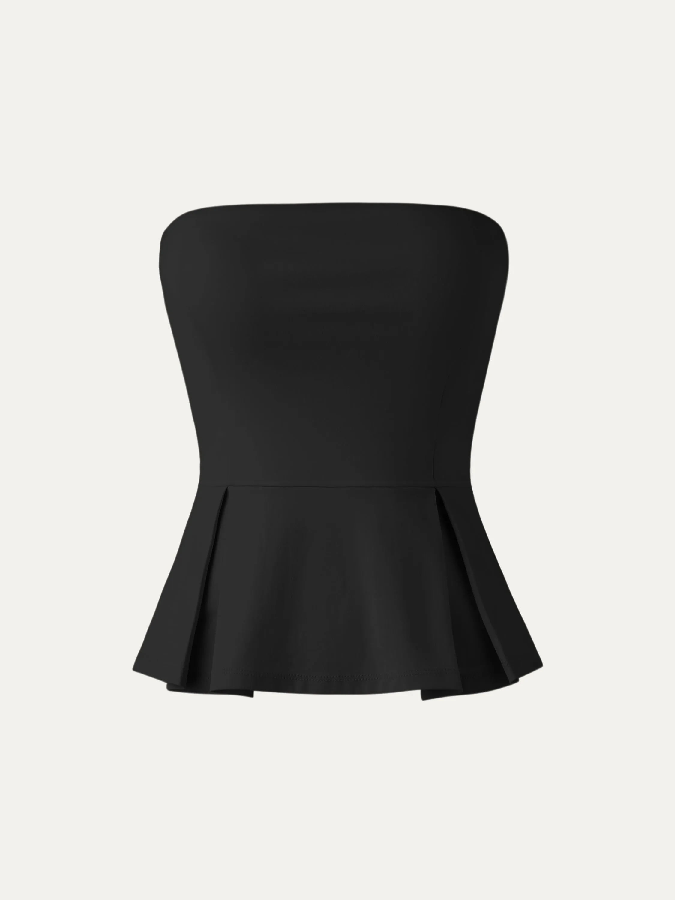 Sleek Peplume Tube Top