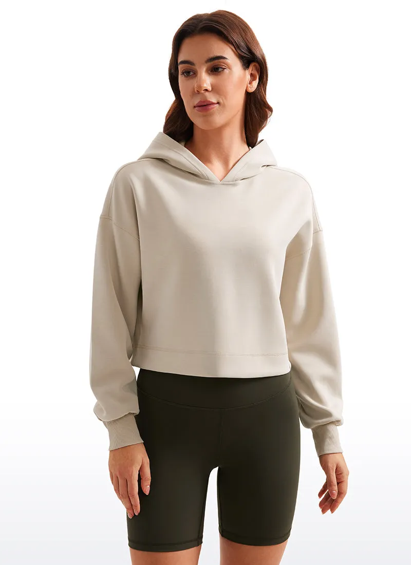 SoftAura Cropped Pullover Hoodies