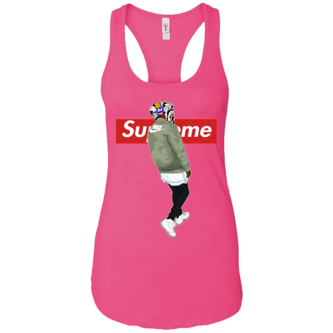 Supre Me Nike Top Fashion T-shirt Women Tank Top