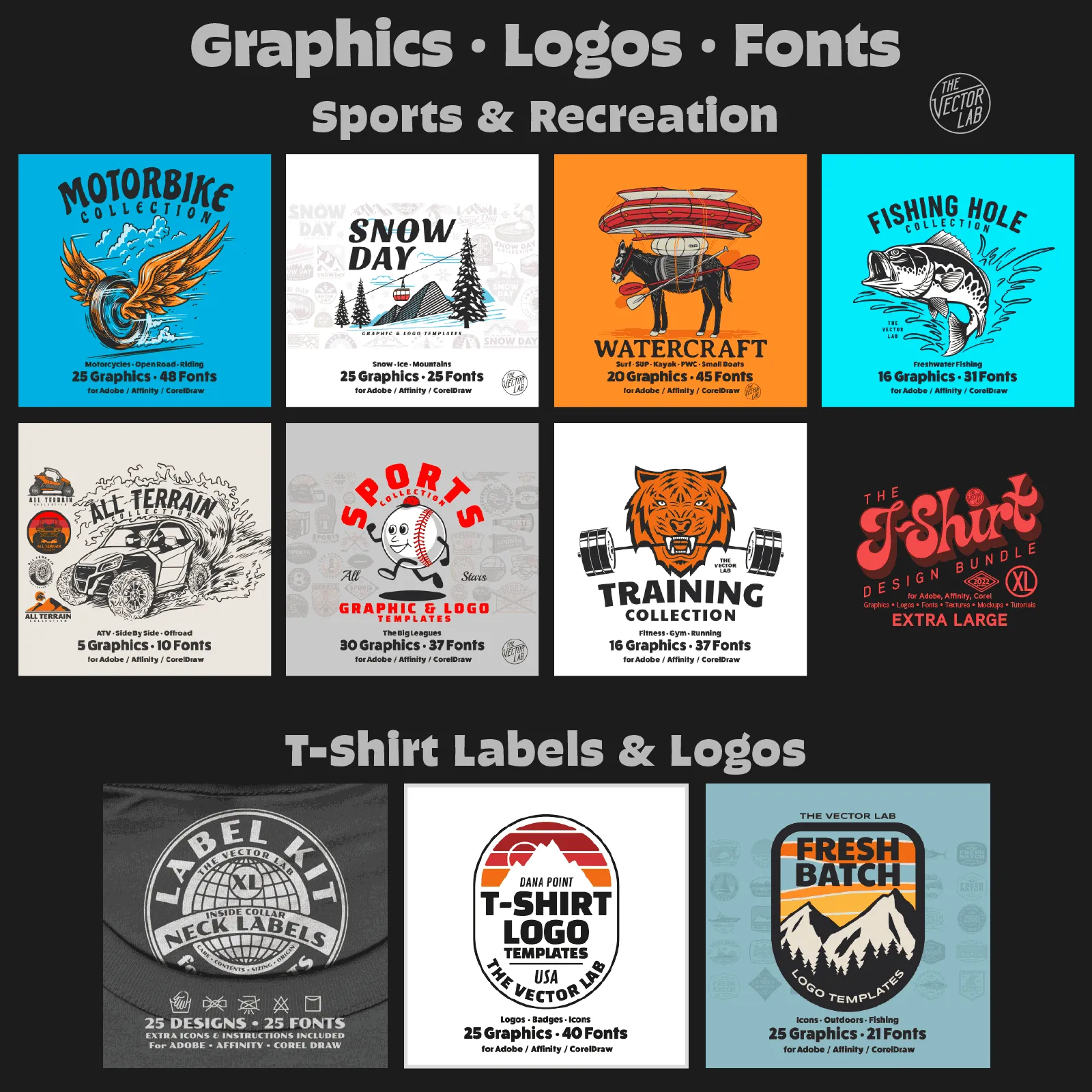 T-Shirt Design Bundle (XL)