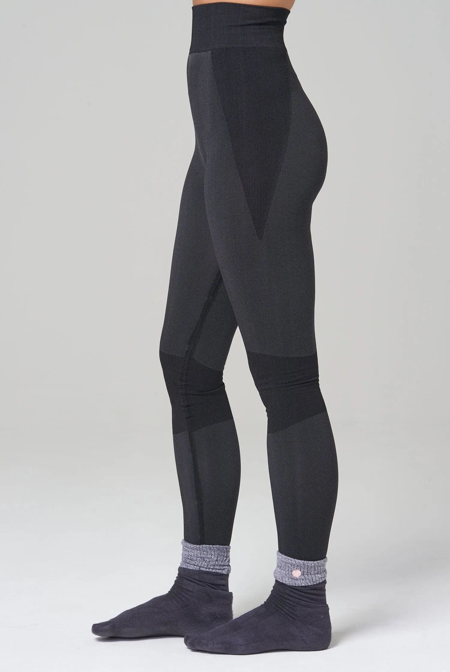 Thermal Seamless Base Layer Tights - Black