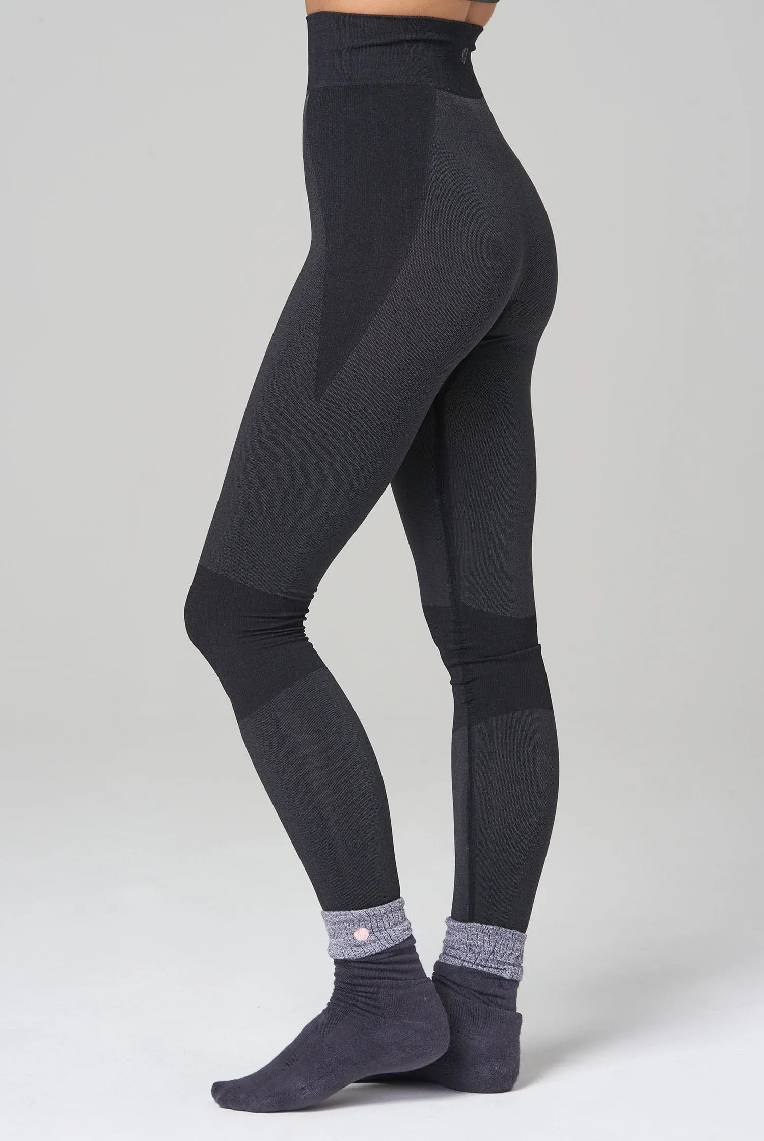 Thermal Seamless Base Layer Tights - Black