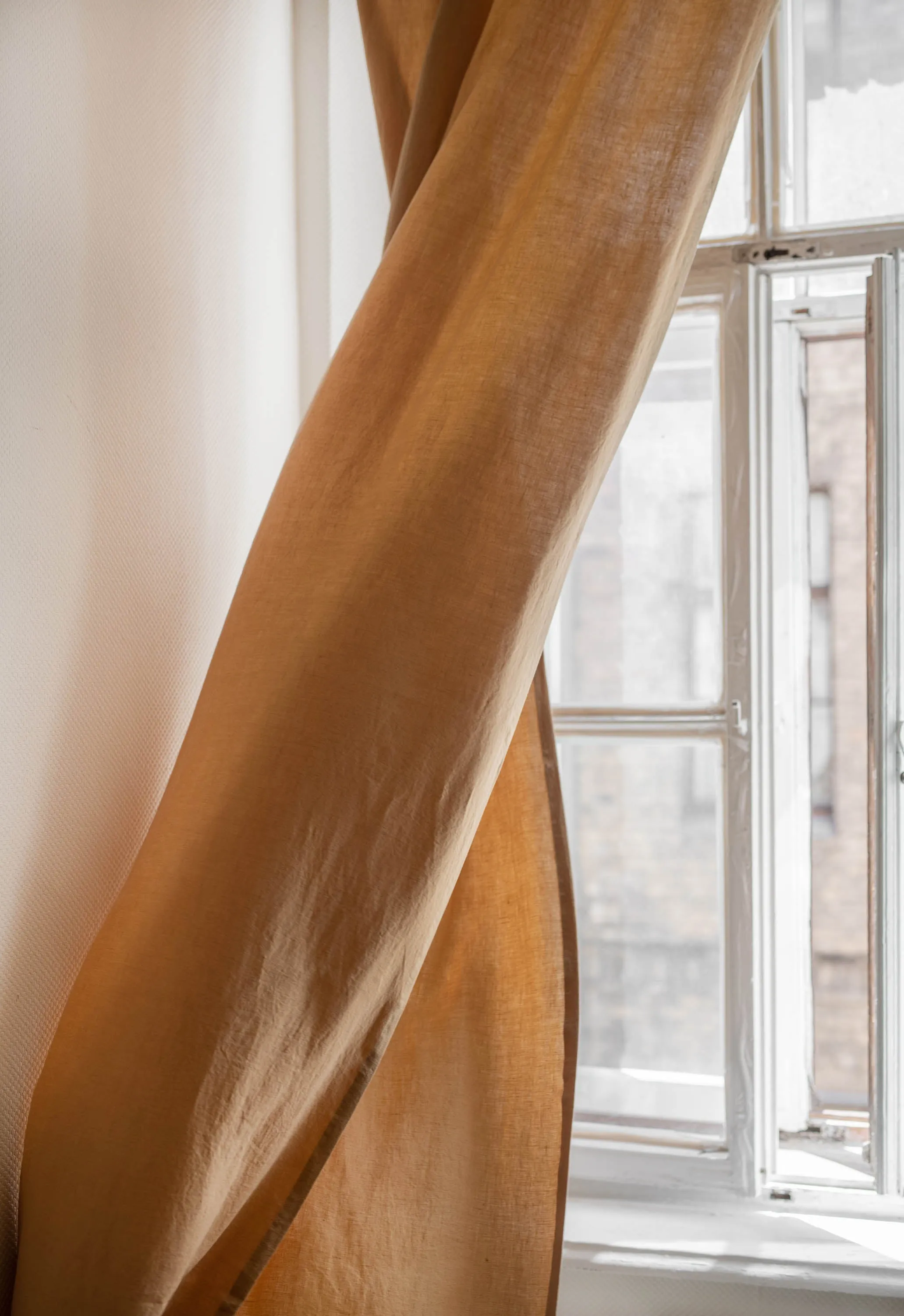 Tie top linen curtain by AmourLinen