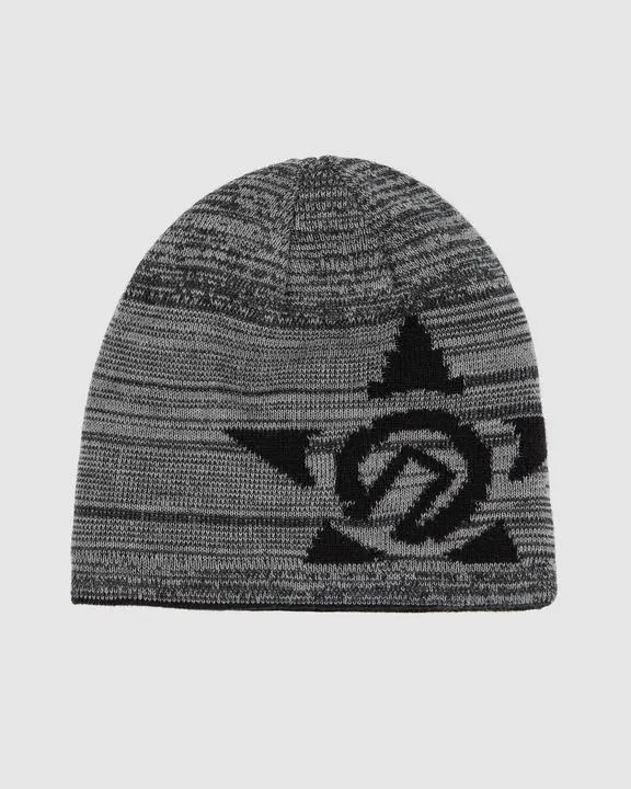 Unit 2022 Mens Headwear Beanie Revo Baron Black Charcoal