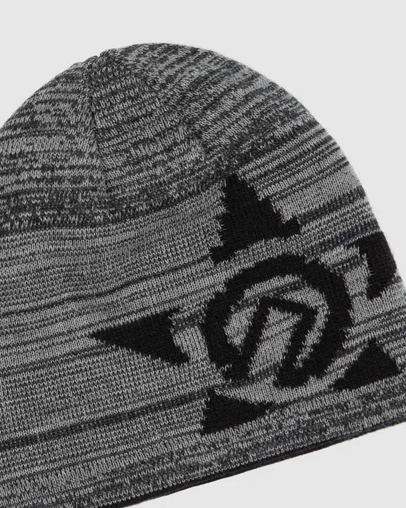 Unit 2022 Mens Headwear Beanie Revo Baron Black Charcoal