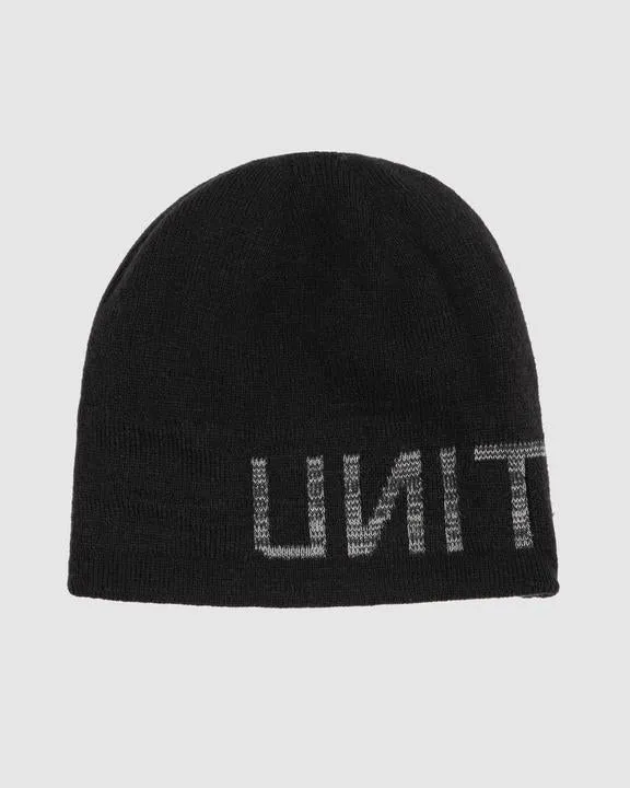 Unit 2022 Mens Headwear Beanie Revo Baron Black Charcoal