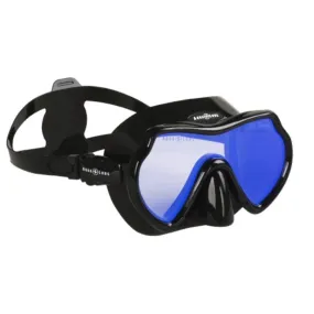 Used Aqua Lung Mistique DS Scuba Dive Mask - Black/Black Plus Lens