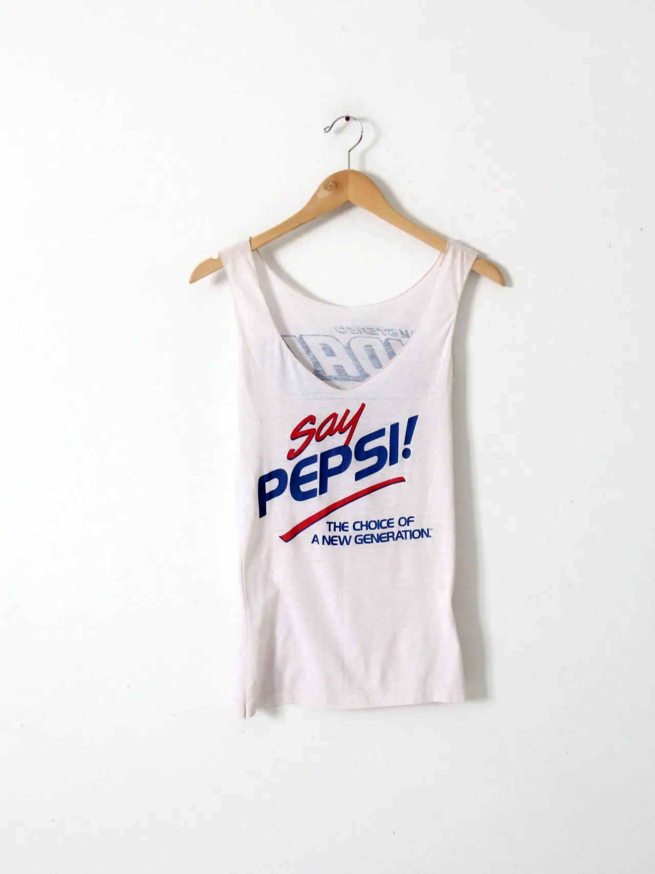 vintage Pepsi logo tank