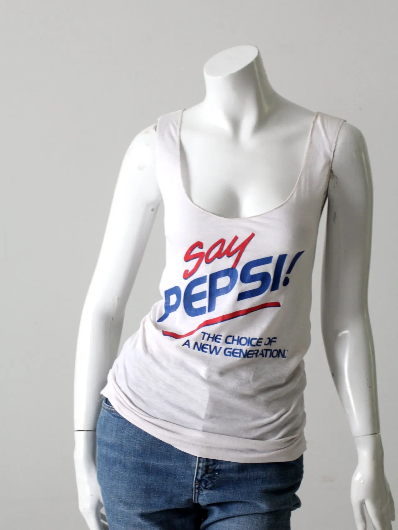 vintage Pepsi logo tank