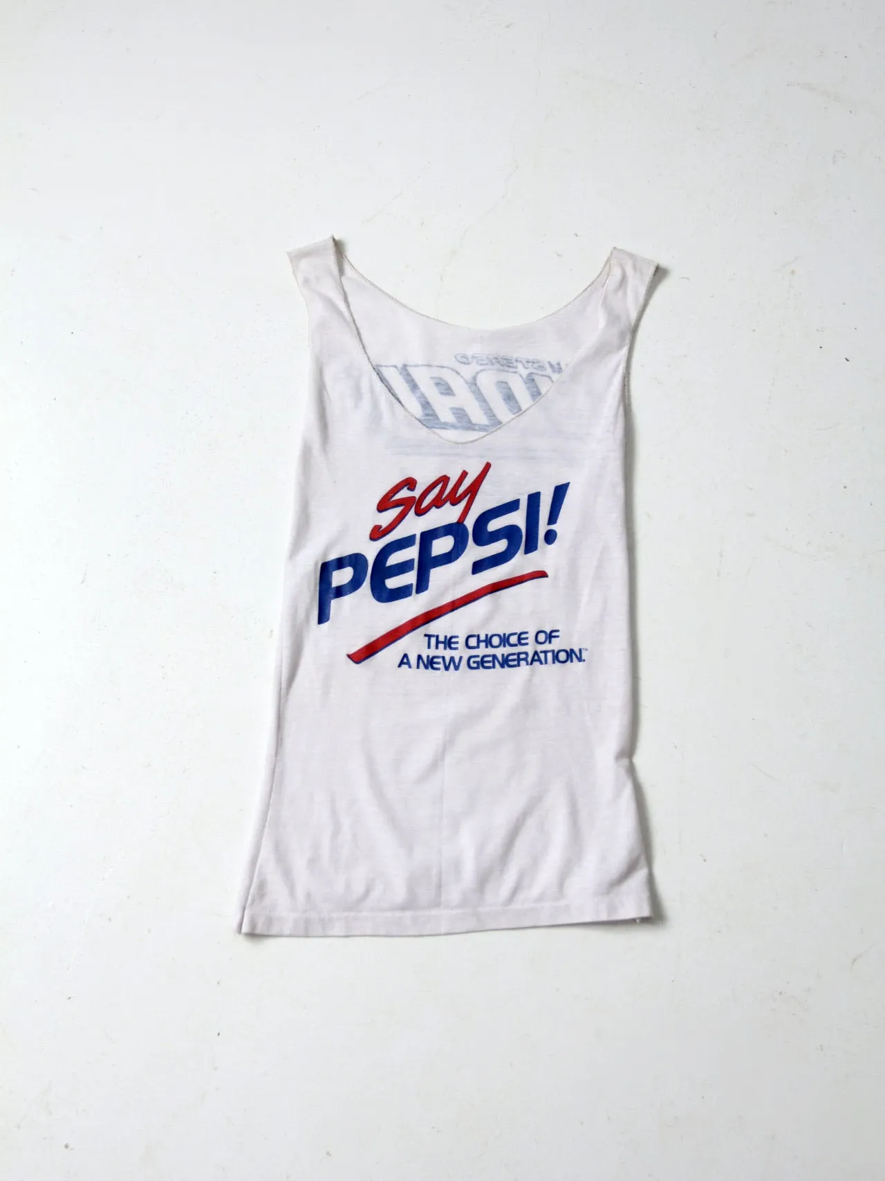 vintage Pepsi logo tank