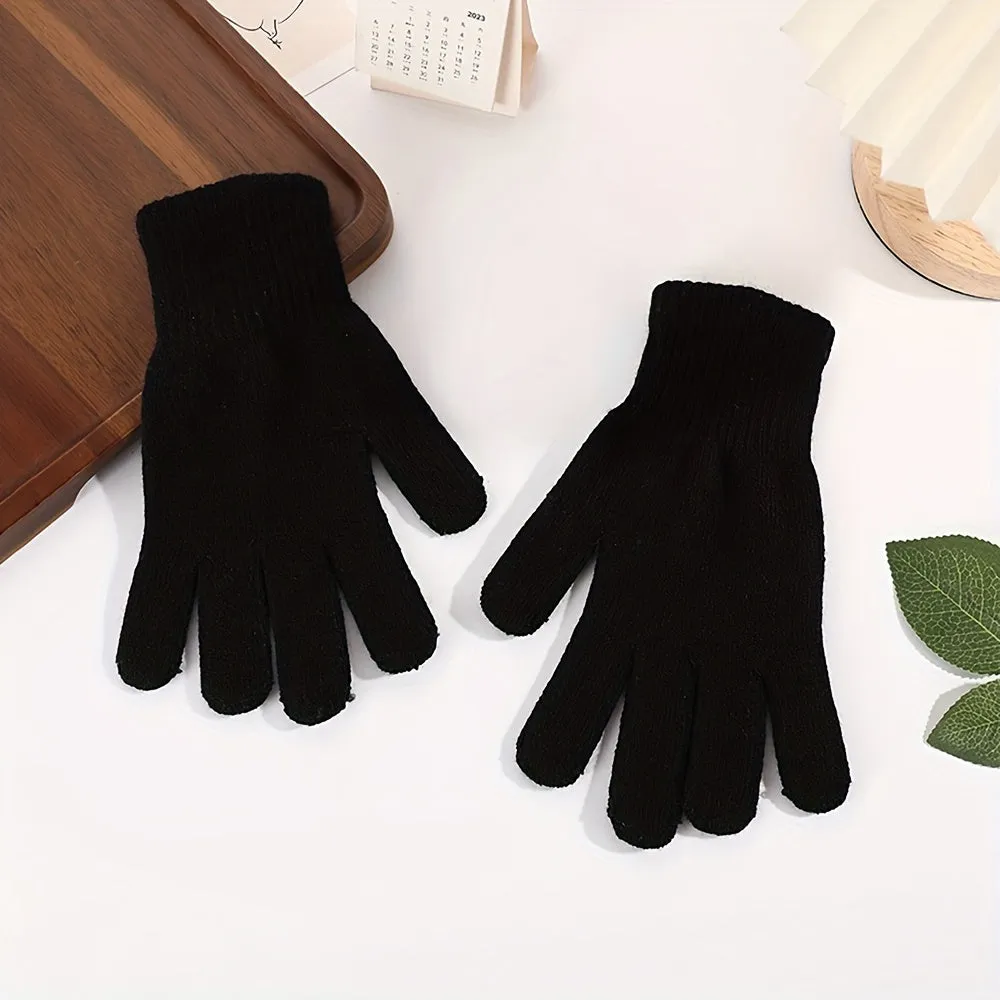 Warm and Cozy Mens Winter Fingerless Gloves for Outdoor Activities