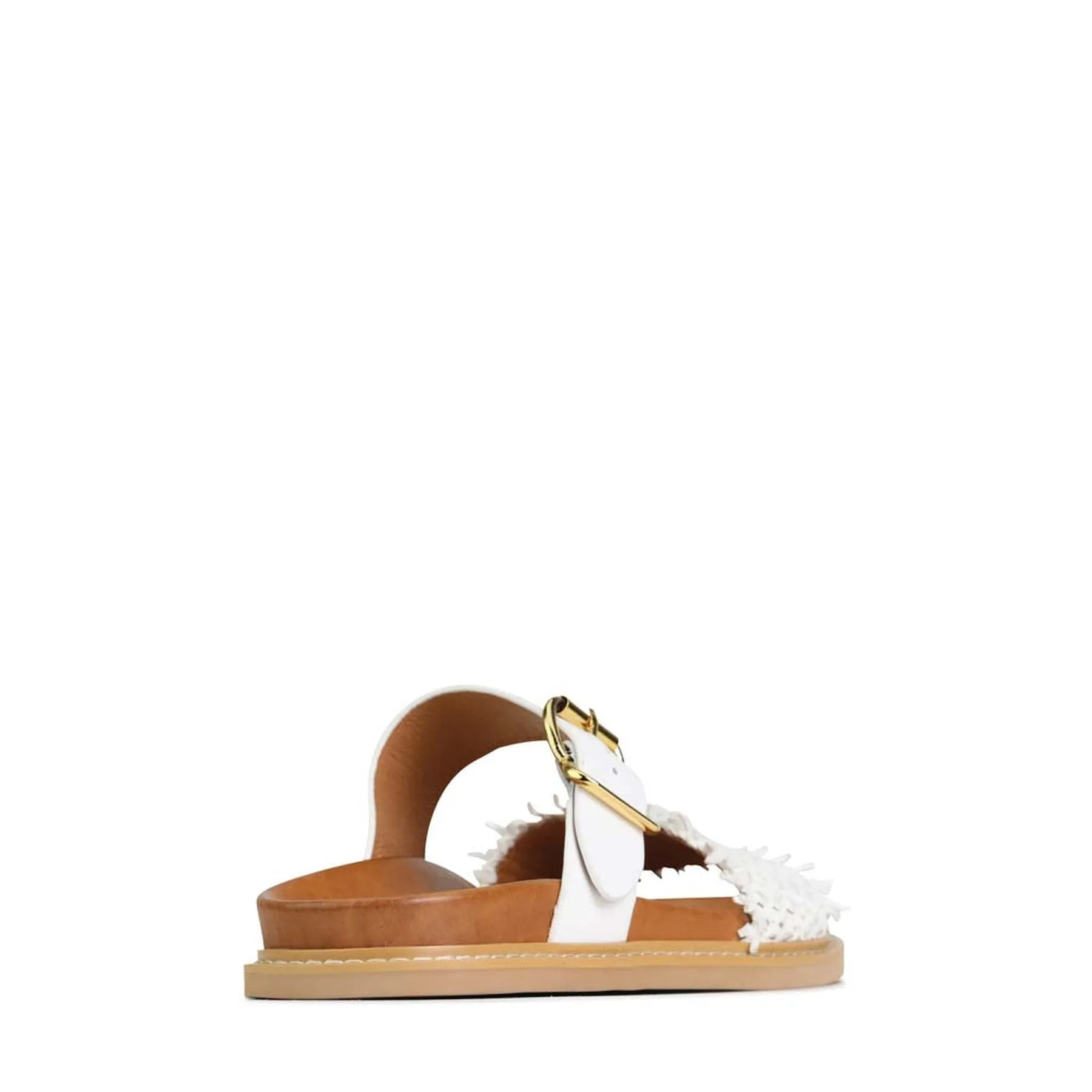 WEAVE SLIDE ARCHIVE SANDALS LEATHER