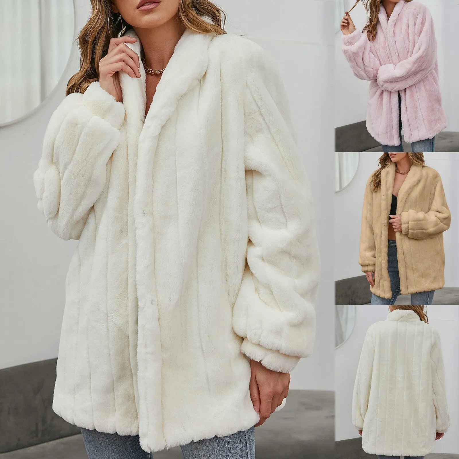 White Winter Jacket for women