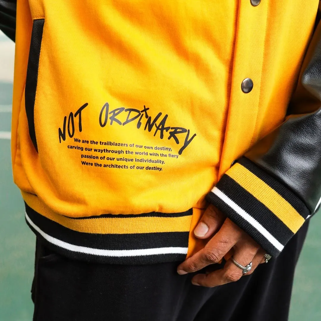 Yellow Varsity Jacket