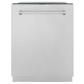 ZLINE 24 in. Monument Series 3rd Rack Top Touch Control Dishwasher with Stainless Steel Panel, 45dBa (DWMT-304-24)